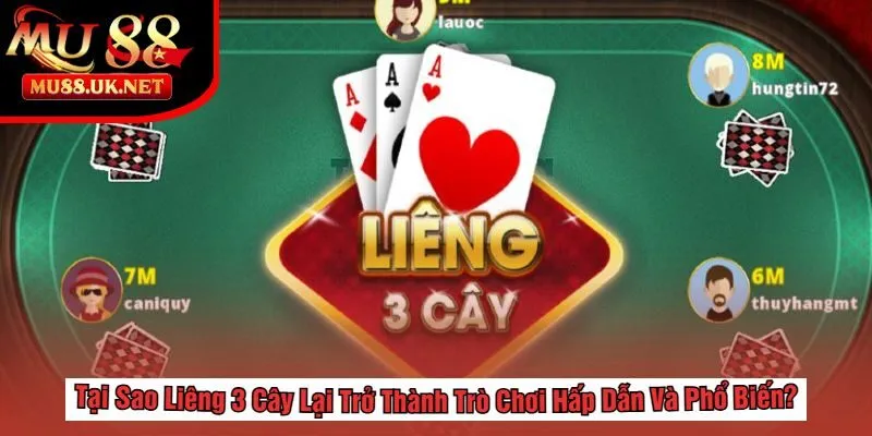 Liêng 3 Cây - Chơi Nhanh, Thắng Lớn Tại MU88 1 Tại Sao Liêng 3 Cây Lại Trở Thành Trò Chơi Hấp Dẫn Và Phổ Biến?