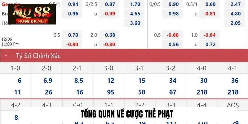 Thông Tin Về Kèo Thẻ Phạt Và Kinh Nghiệm Người Chơi Cần Biết 1 Tổng quan về cược thẻ phạt